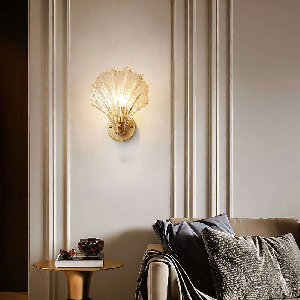 Art Nouveau Shell Wall Sconce | Ventumra