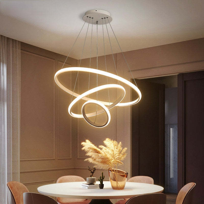 Zin Modern Ring Pendant Light, 2/3/4 Rings | ventumra