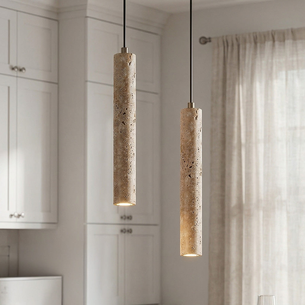 Refined Travertine  Pendant Light | Ventumra