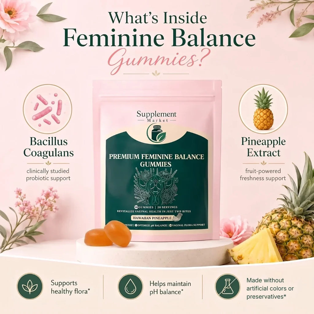 Gommose per l’equilibrio femminile: benessere intimo quotidiano, supporto al pH e alla freschezza