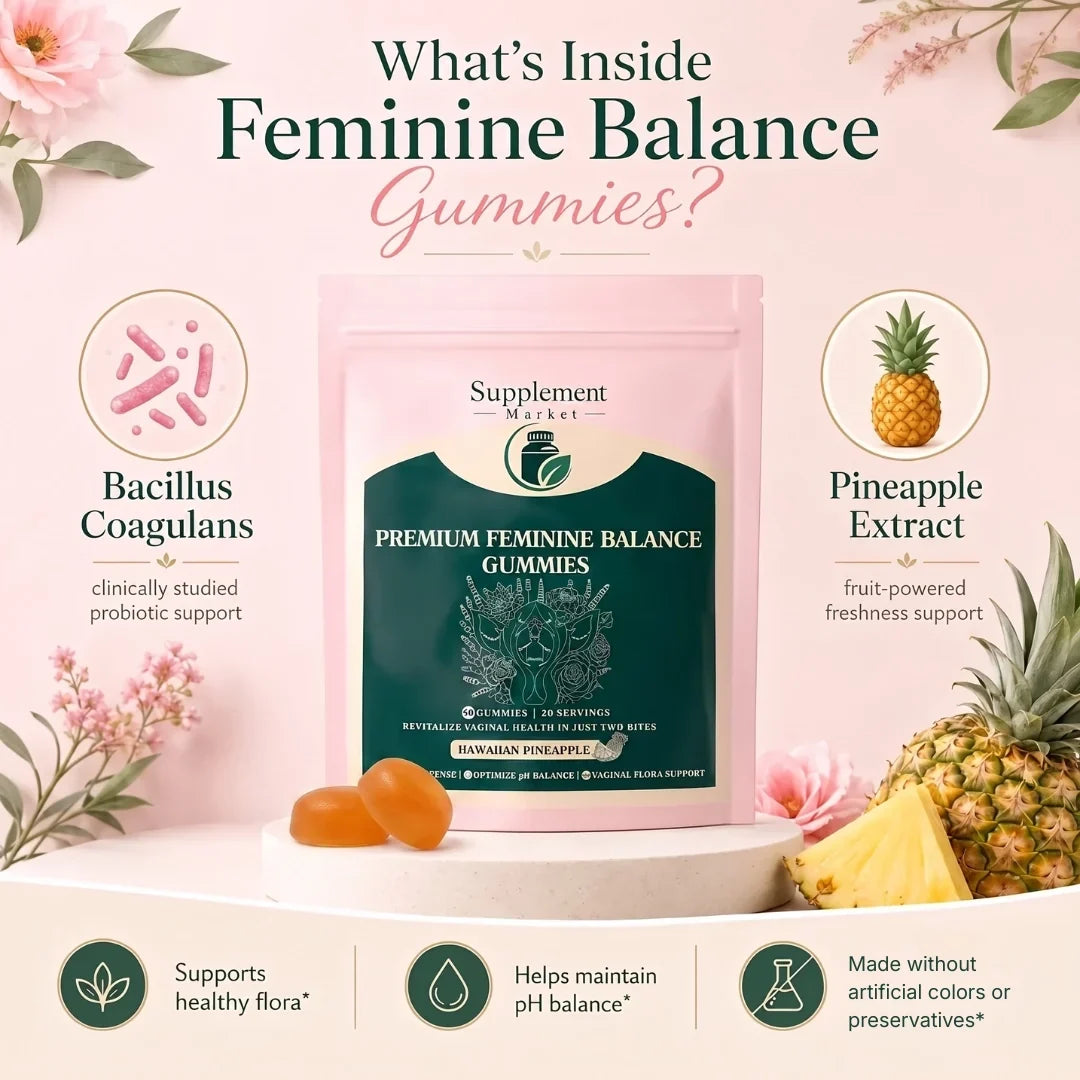 Gommose per l’equilibrio femminile: benessere intimo quotidiano, supporto al pH e alla freschezza