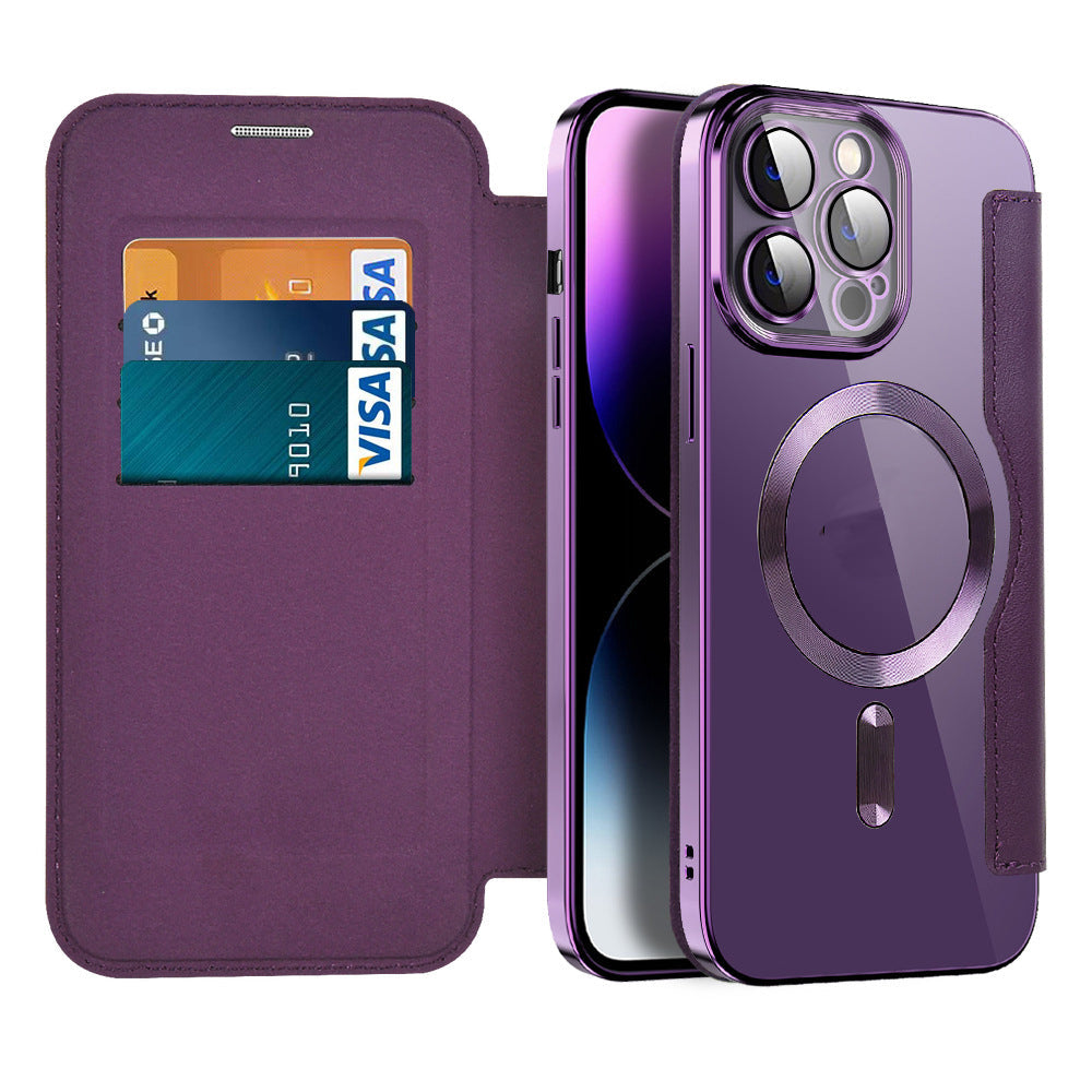 Flip Case with Magnetic Function for the Phone | ventumra