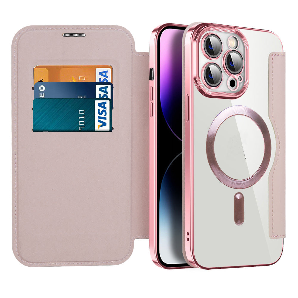 Flip Case with Magnetic Function for the Phone | ventumra