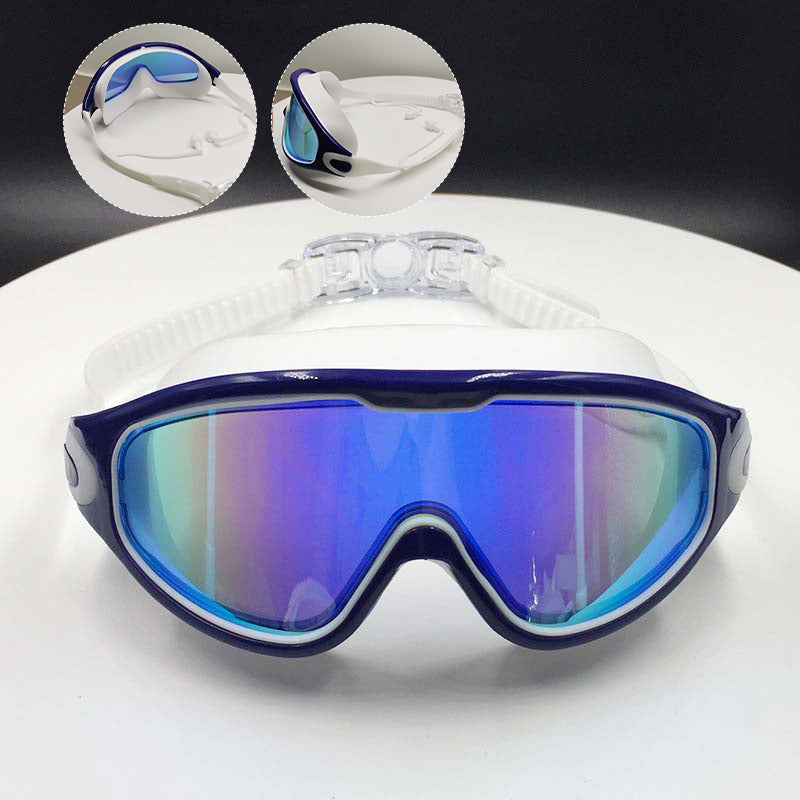 Gafas de natación antivaho para adultos — Visión amplia, ajuste seguro