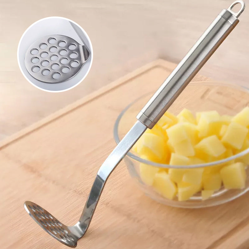 High-Quality Stainless Steel Potato Masher — Easy-Clean Design