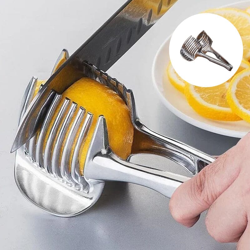 QuickSlice Stainless Steel Vegetable Slicer — Ergonomic Handle