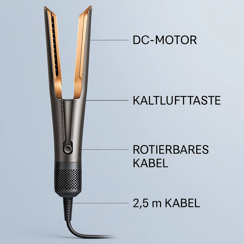 Volyra 2-in-1 Hair Styler — Drying and Straightening in One Step