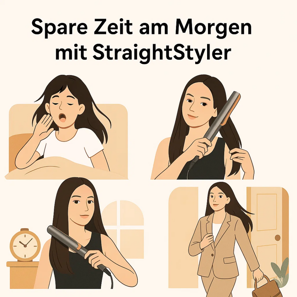 Volyra 2-in-1 Hair Styler — Drying and Straightening in One Step