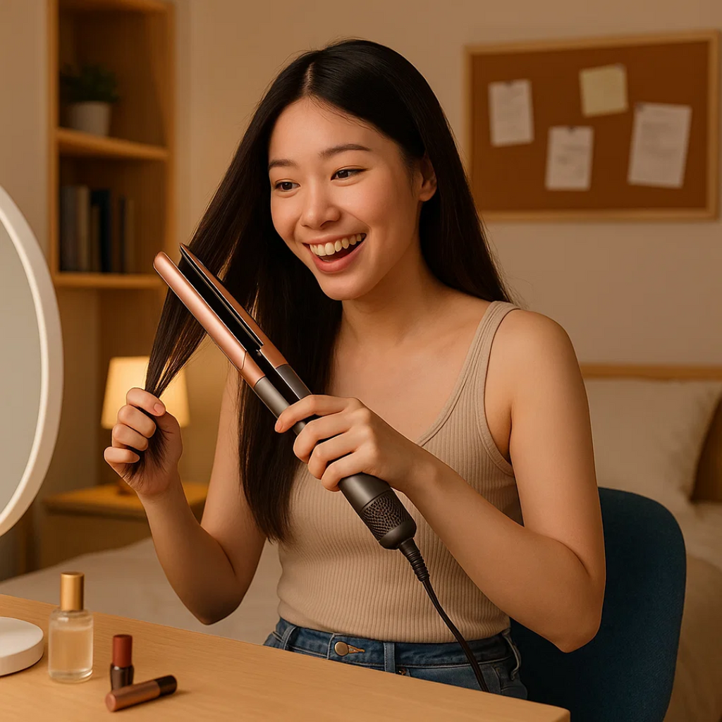 Volyra 2-in-1 Hair Styler — Drying and Straightening in One Step