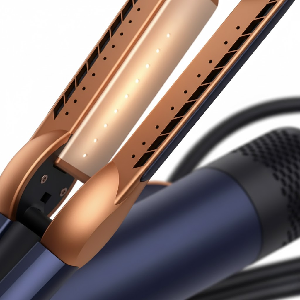 Volyra 2-in-1 Hair Styler — Drying and Straightening in One Step