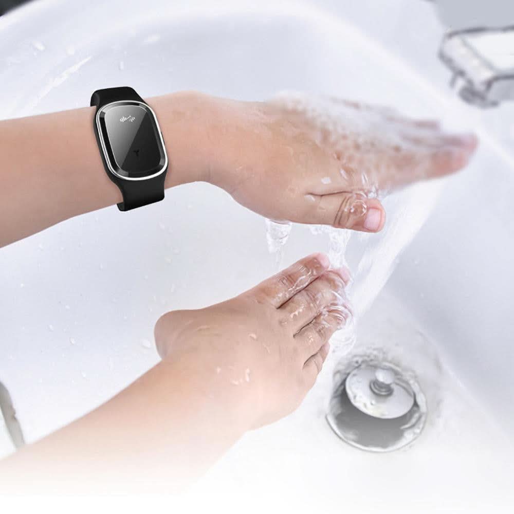 Pulsera repelente de mosquitos ultrasónica AeroGuard — Batería recargable, diseño moderno