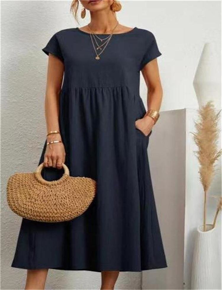 Airy Cotton Midi Sundress | ventumra