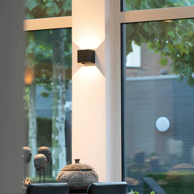 GlowCube Cordless Wall Lamp — Sensor, Rechargeable Battery