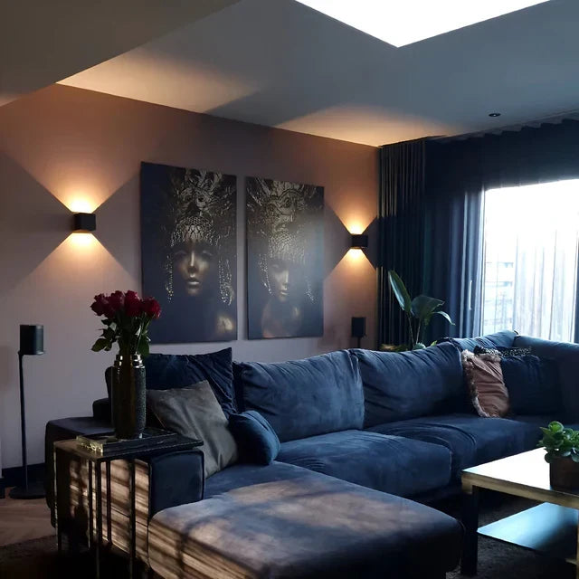 GlowCube Cordless Wall Lamp — Sensor, Rechargeable Battery