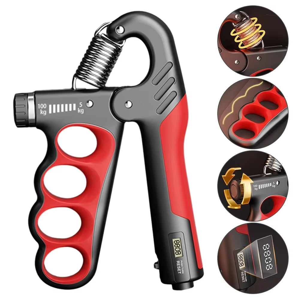 SteelGrip Adjustable Forearm & Grip Strengthener — Up to 100 kg
