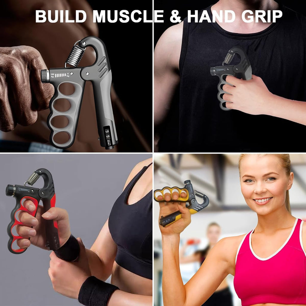 SteelGrip Adjustable Forearm & Grip Strengthener — Up to 100 kg