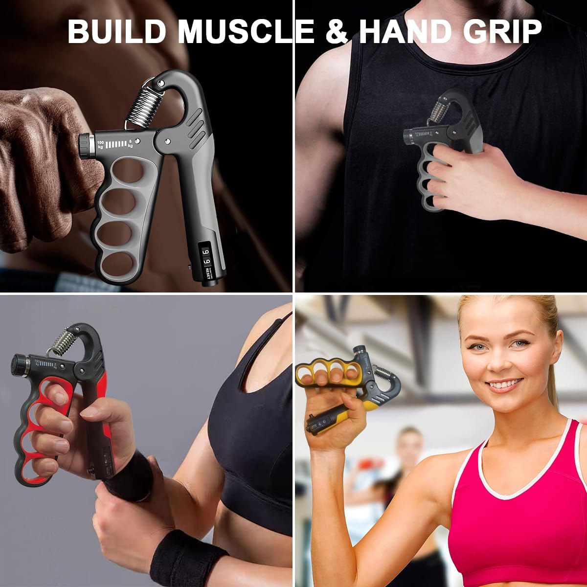 SteelGrip Adjustable Forearm & Grip Strengthener — Up to 100 kg