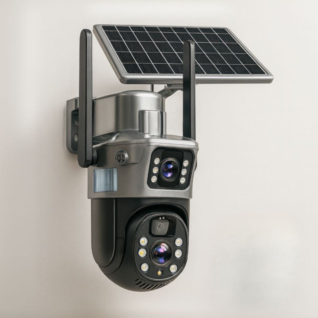 Caméra de sécurité extérieure WiFi solaire GuardVision 4K