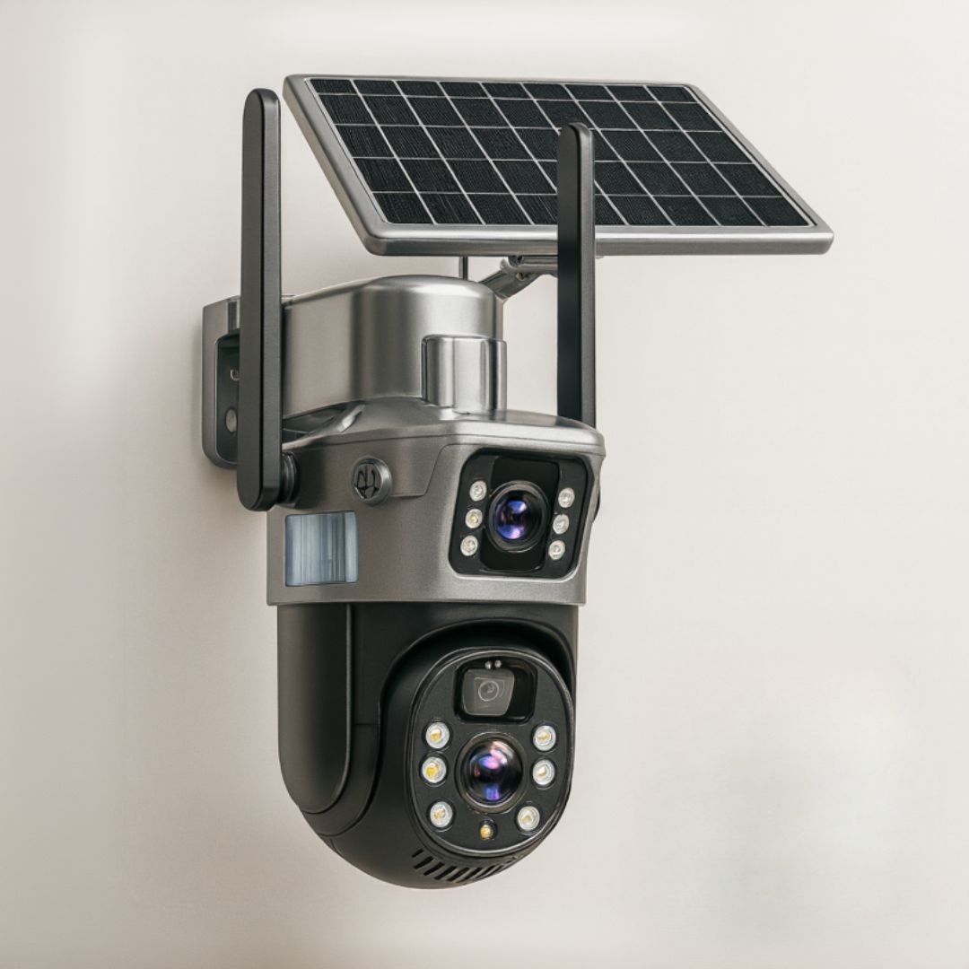 Caméra de sécurité extérieure WiFi solaire GuardVision 4K