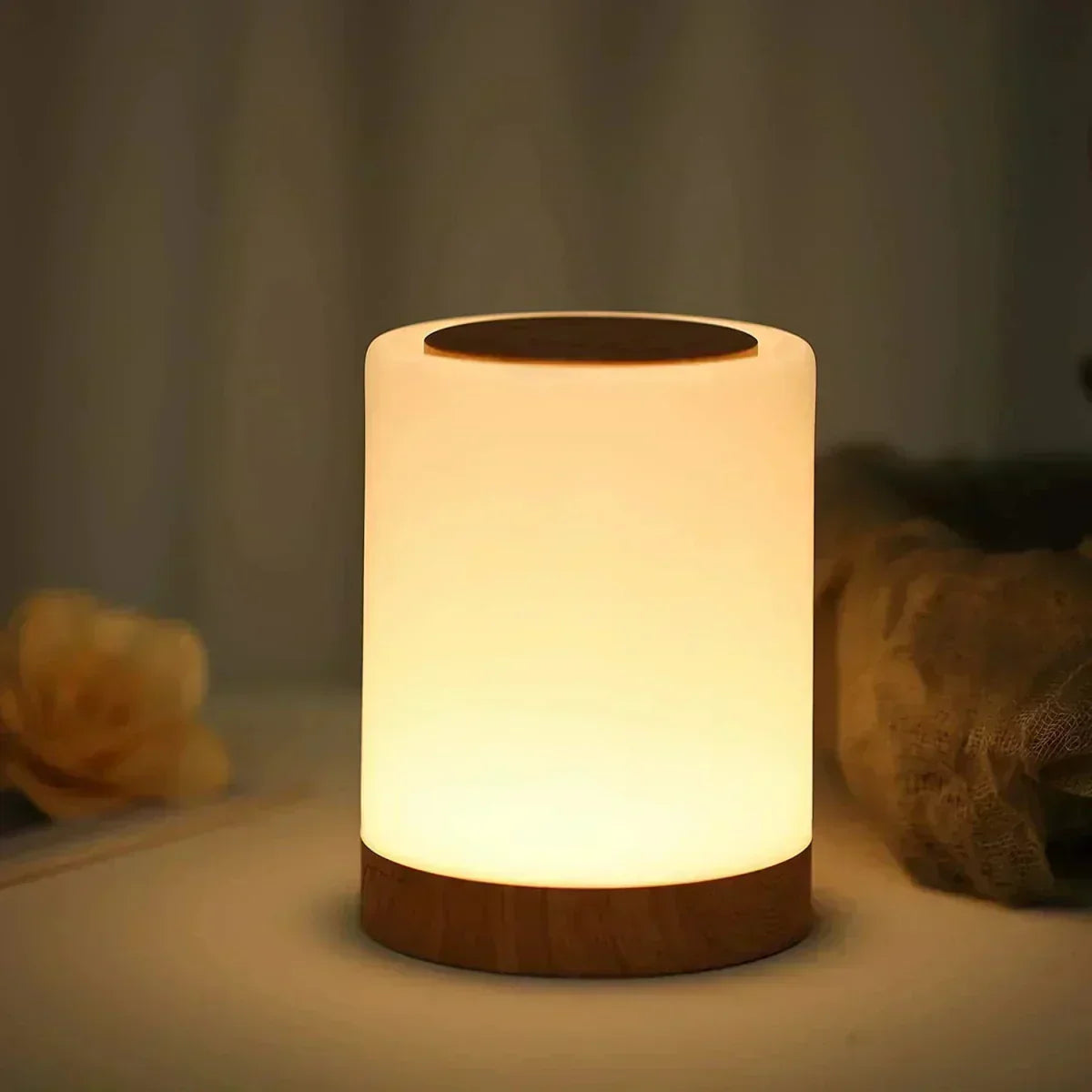 NovaLume Glow Table Lamp Rechargeable Color Changing Mood Light