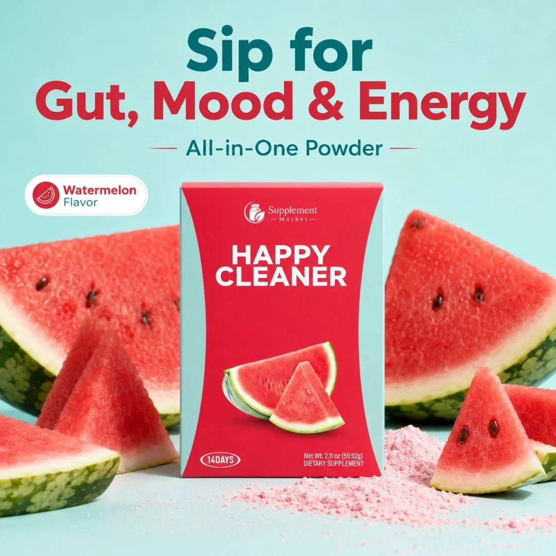 Polvere prebiotica Happy Cleaner: depurazione intestinale all’anguria e regolarità intestinale