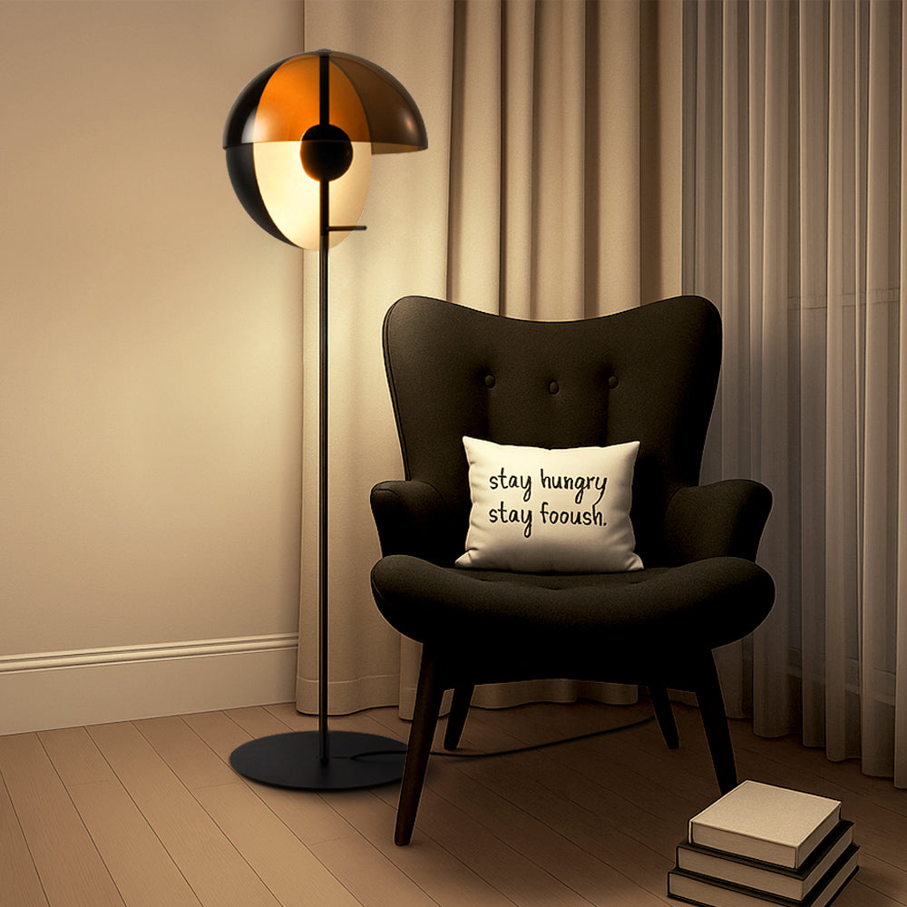 Lumoria Glass Floor Lamp With Elegant Transparent Design