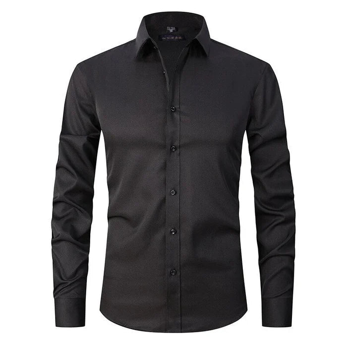 Men's Wrinkle-Free Stretch Dress Shirt | ventumra