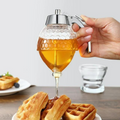 Dispensador de miel antigoteo de 200 ml — diseño de panal