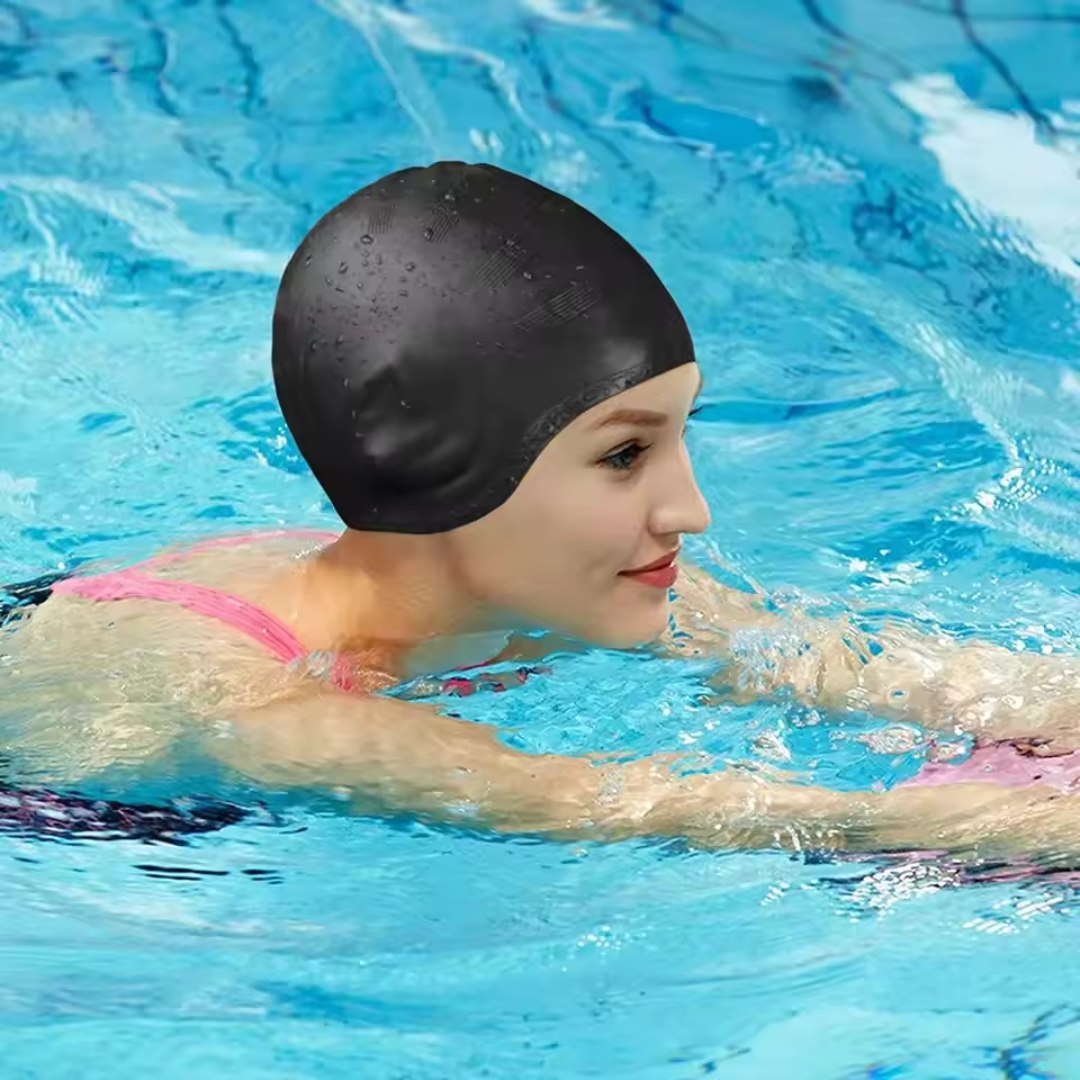 HydroFit Silicone Swim Cap - Ear Protection | ventumra
