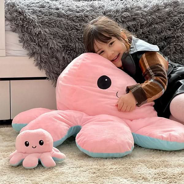 Plyšová chobotnice Snuggle Octo — mazlivé plyšové zvířátko