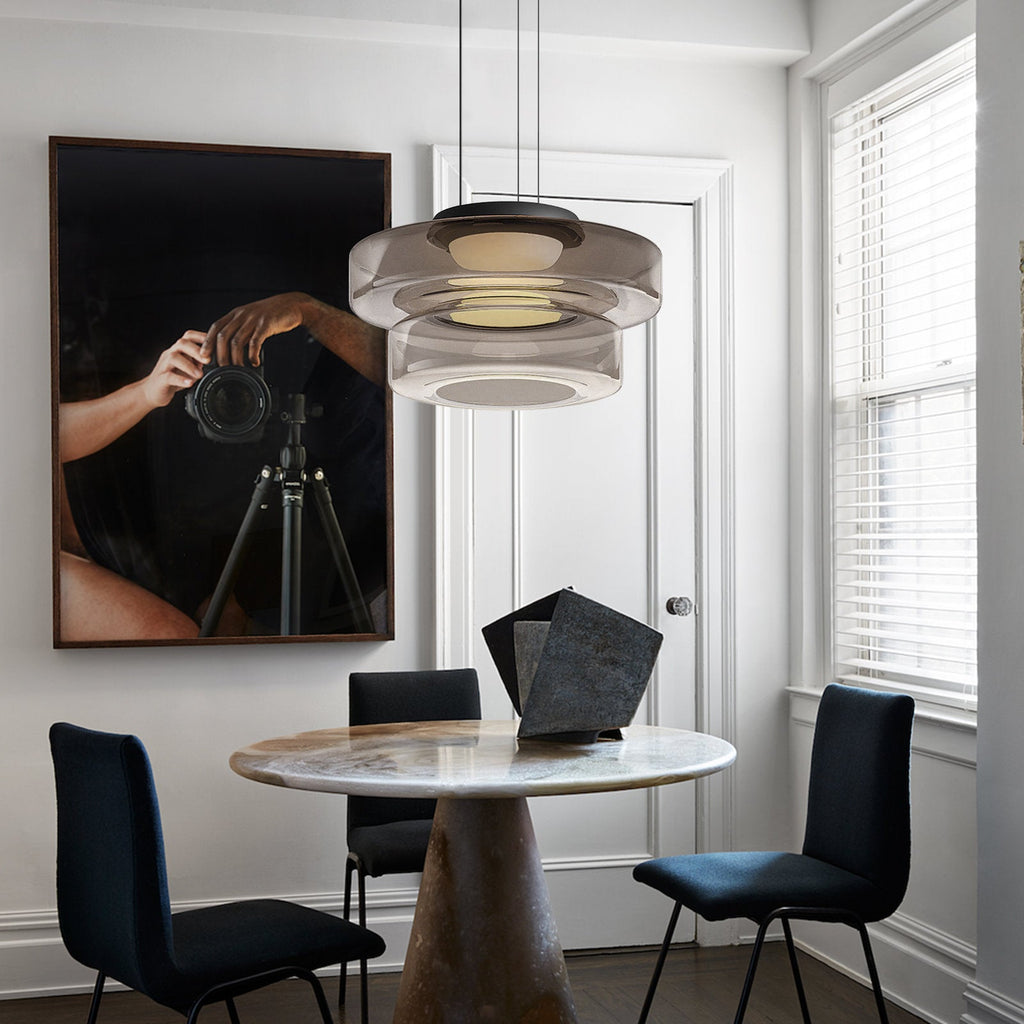 Jojo Glass Pendant Light Multi-tiered Structure | ventumra