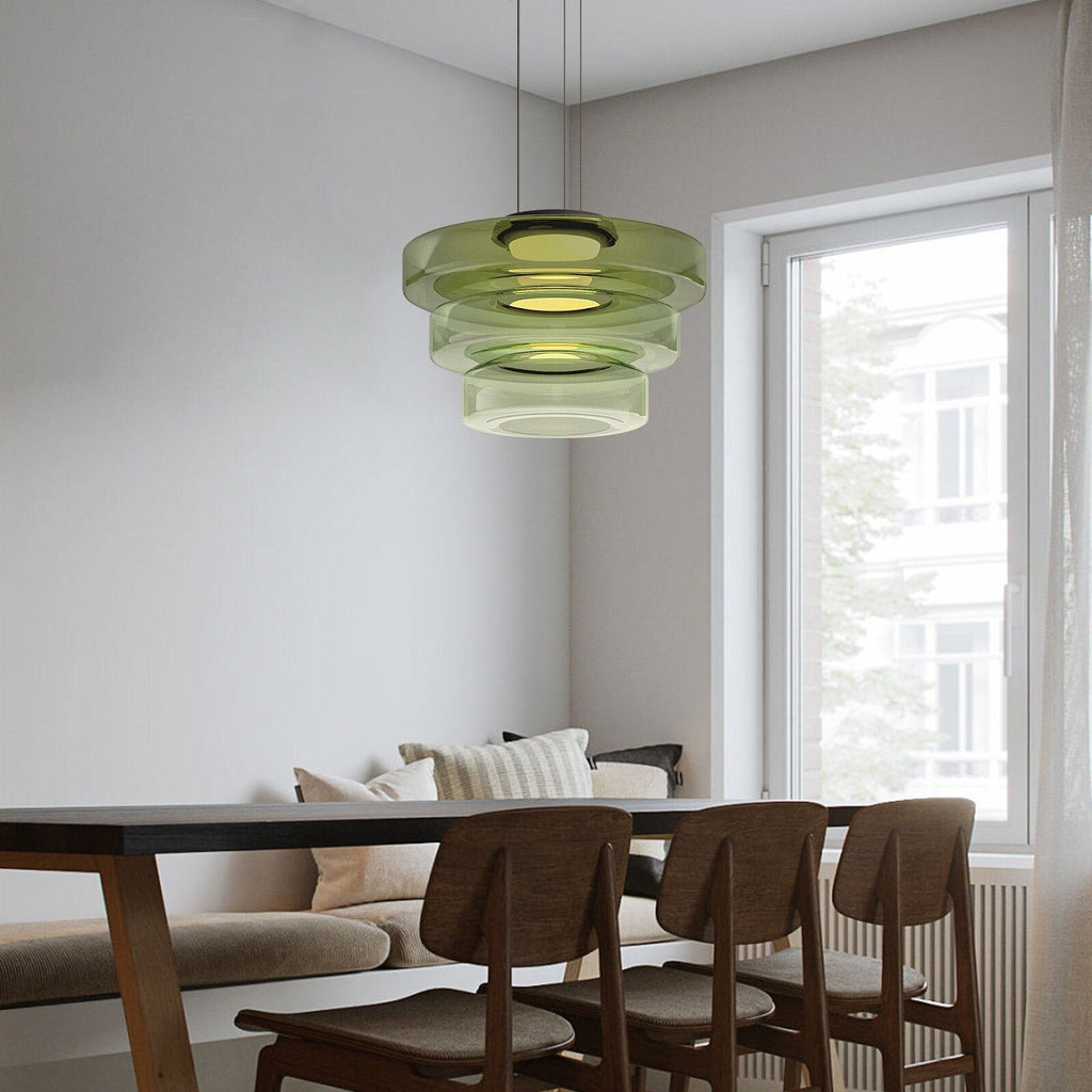 Jojo Glass Pendant Light Multi-tiered Structure | ventumra