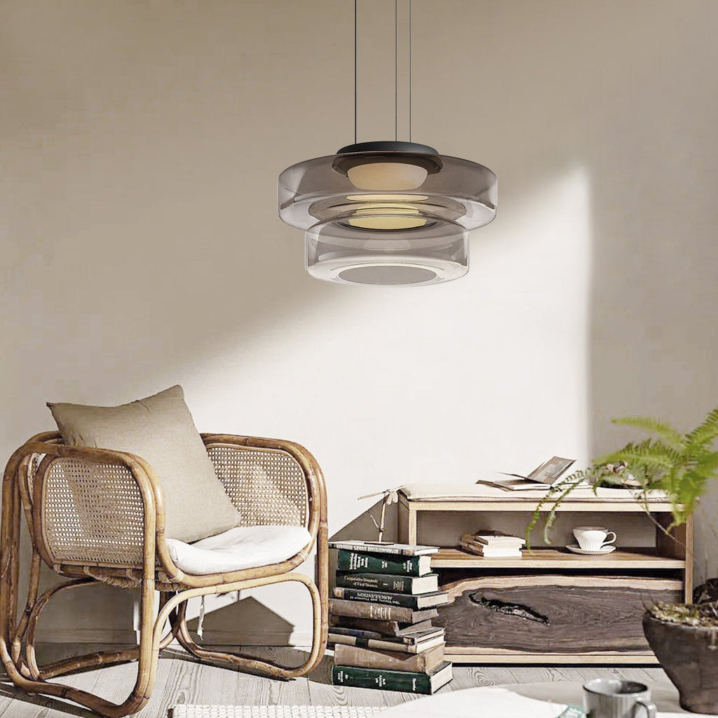 Jojo Glass Pendant Light Multi-tiered Structure | ventumra