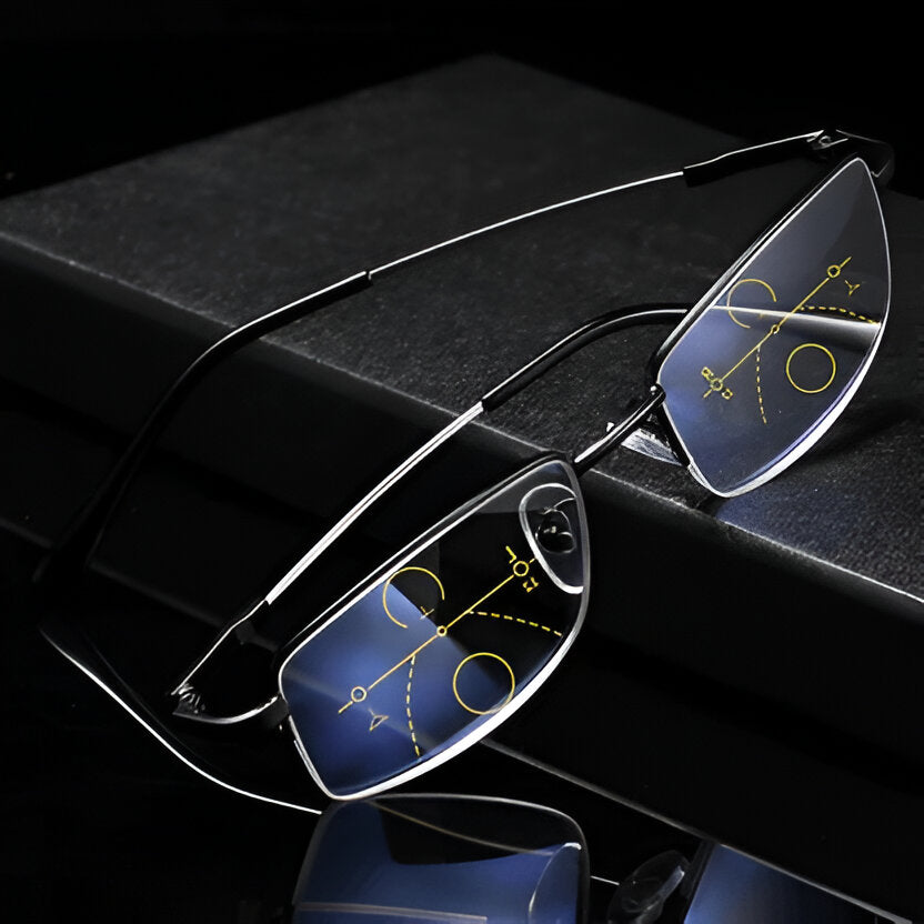 Smart Progressive Glasses — Clear Near, Intermediate & Distance Vision