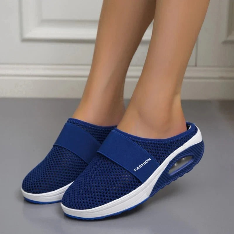 Comfortable Orthopedic Slippers — Contoured Cushioned Footbed