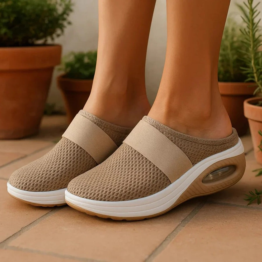 Comfortable Orthopedic Slippers — Contoured Cushioned Footbed