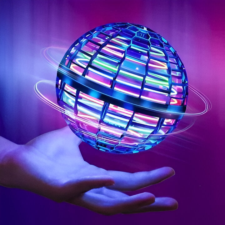 Floating LED Flying Orb — Interactive Hovering Toy for All Ages