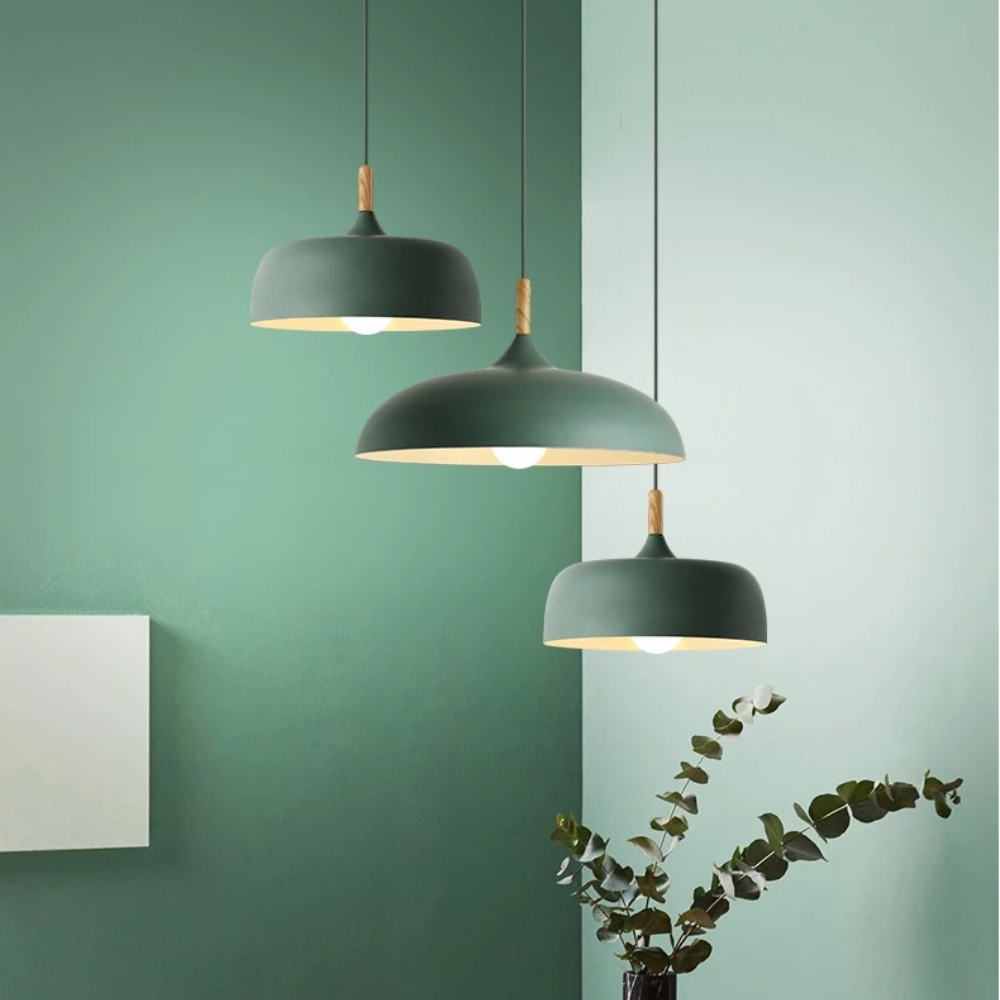 Aria  Modern Pendant Light Dome Macaron  Dining Room | ventumra