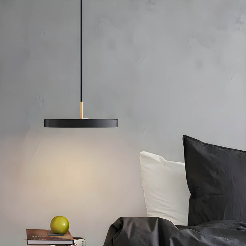 LumaDisk LED Pendant Light With Adjustable Cord Modern