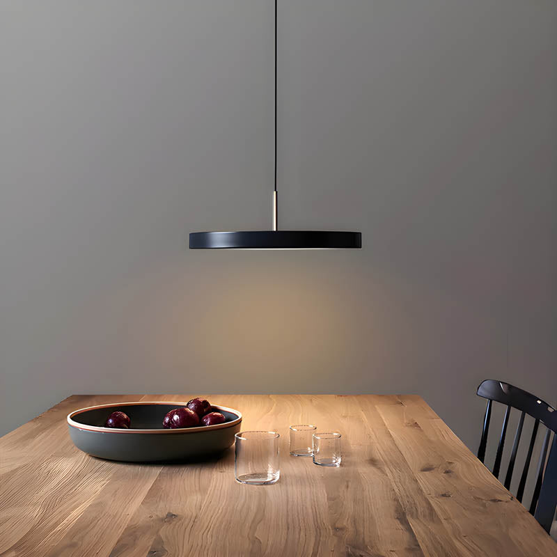 LumaDisk LED Pendant Light With Adjustable Cord Modern