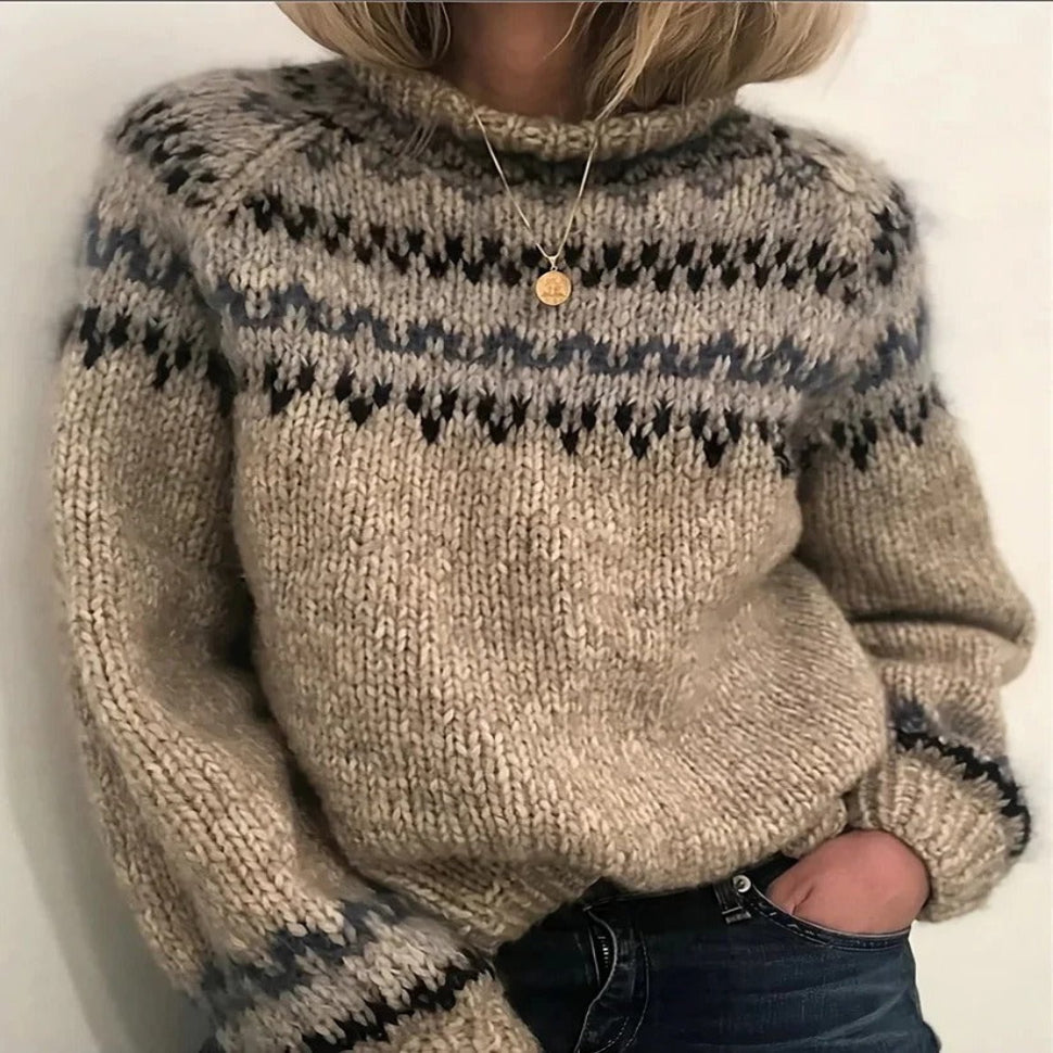 Icelandic Wool Turtleneck Sweater — Classic Winter Warmth
