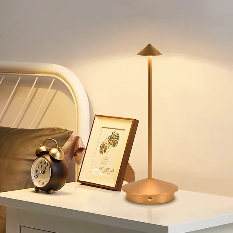 Cordless LED Table Lamp — Touch Control, Dimmable Light Modes