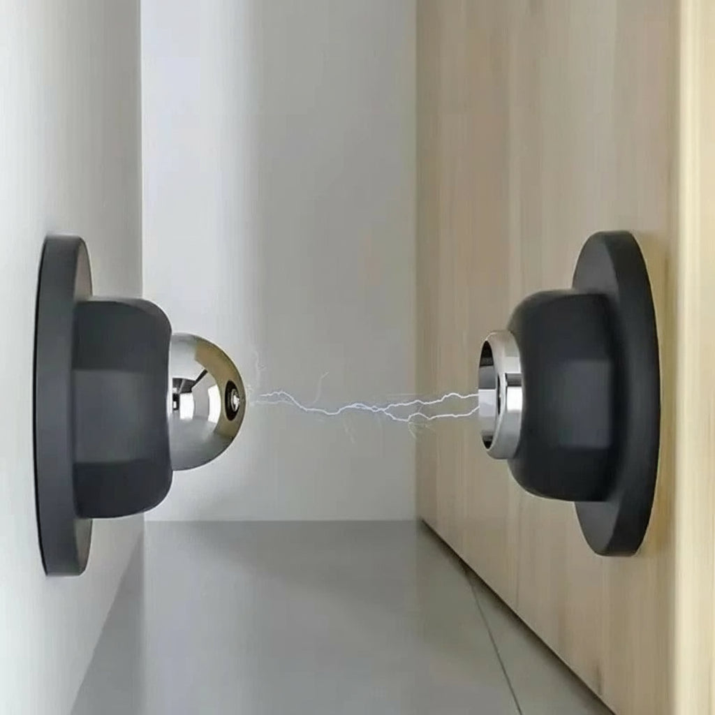 Magnetisk dörrstopp i rostfritt stål för väggmontering