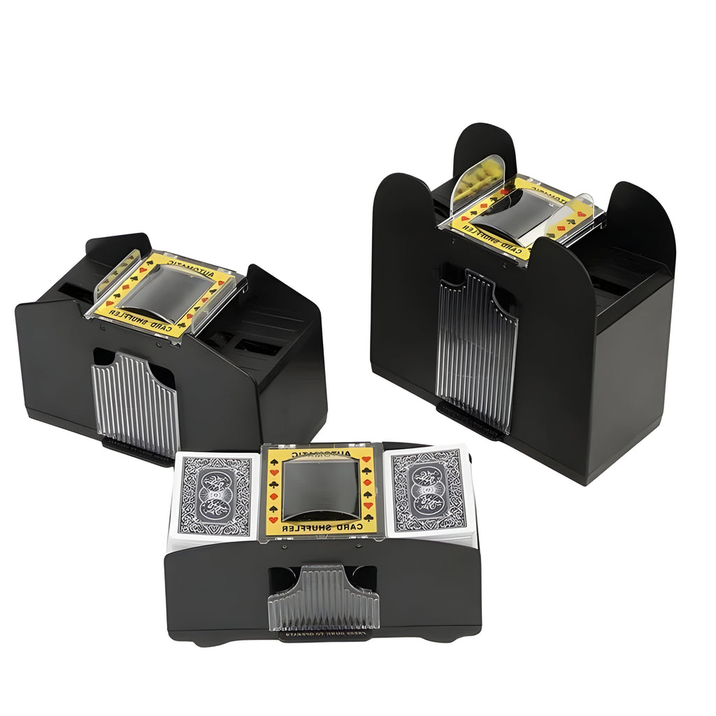 Automatic Card Shuffler — One-Button Mixing for Up to 6 Decks