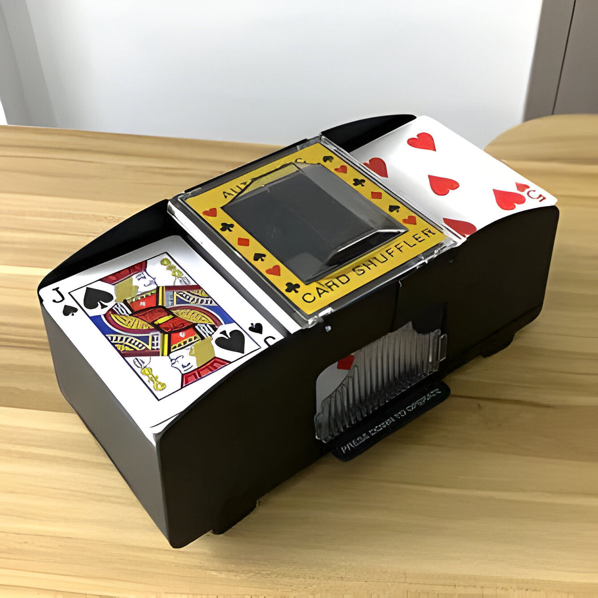 Automatic Card Shuffler — One-Button Mixing for Up to 6 Decks