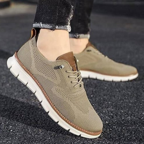 Knitted Slip-On Shoes — Wide Toe Box, Cushioned Comfort