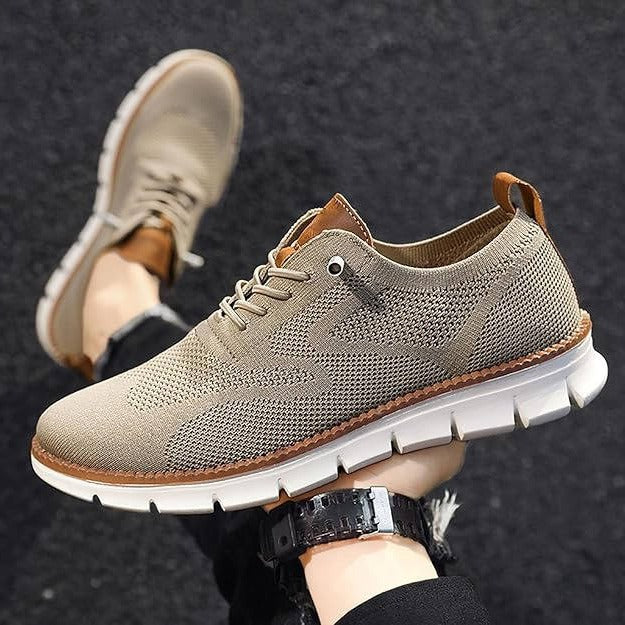 Knitted Slip-On Shoes — Wide Toe Box, Cushioned Comfort