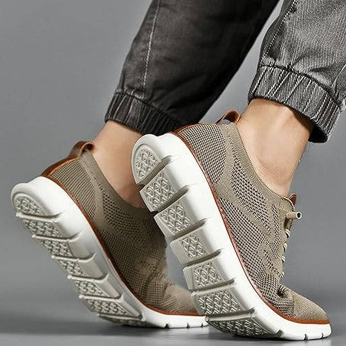 Knitted Slip-On Shoes — Wide Toe Box, Cushioned Comfort