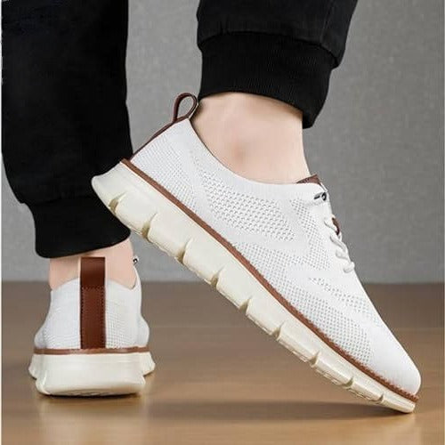 Knitted Slip-On Shoes — Wide Toe Box, Cushioned Comfort