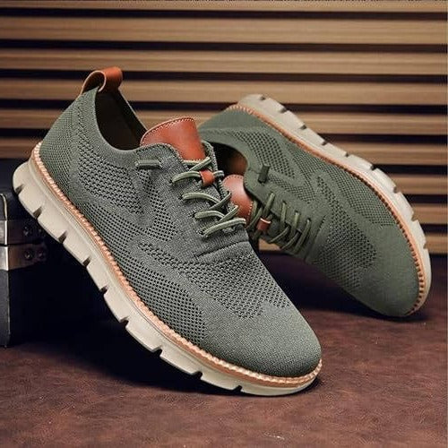 Knitted Slip-On Shoes — Wide Toe Box, Cushioned Comfort